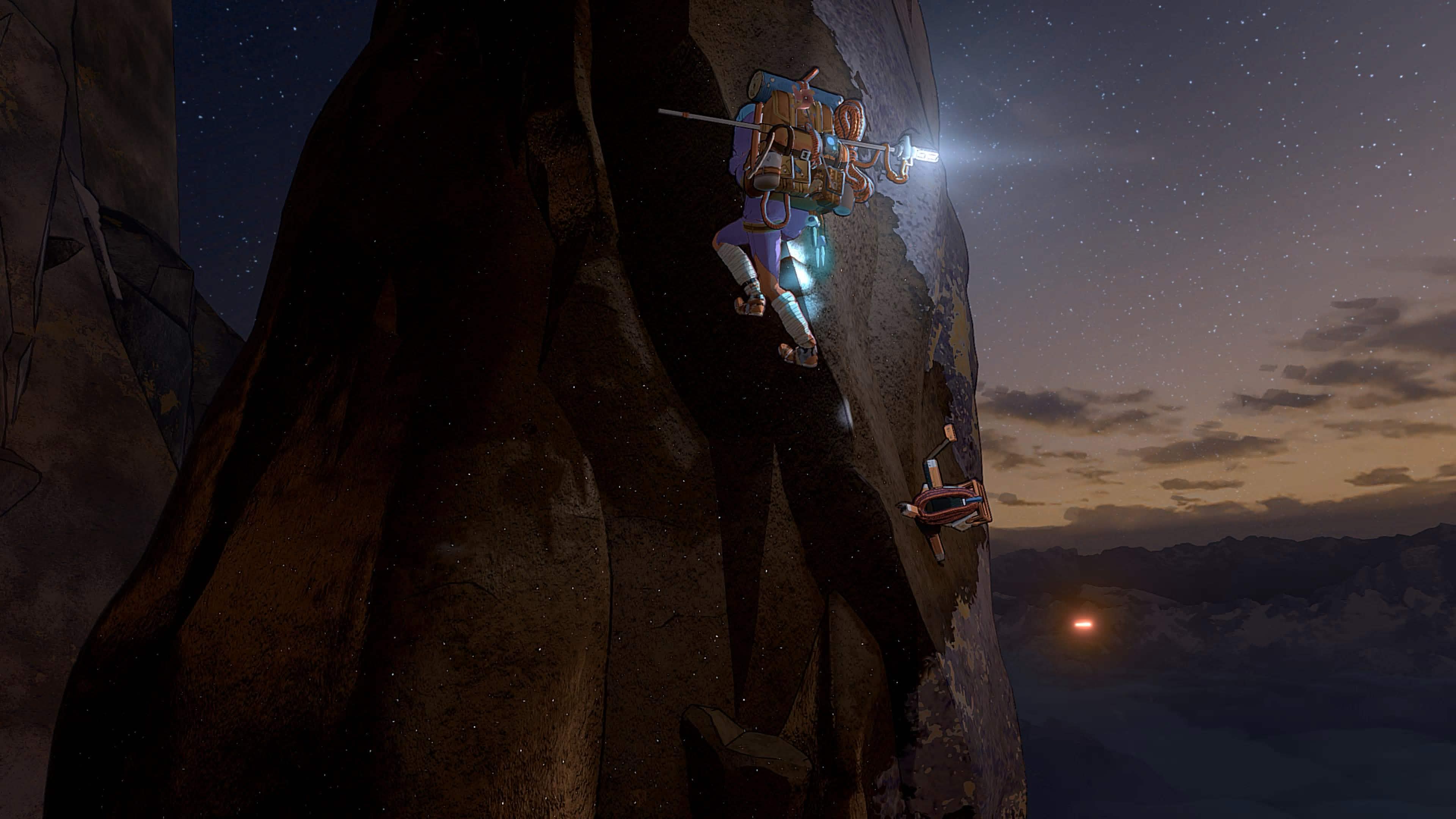 ManInAWhiteSuit on the first redpoint of Spiraling The Spire, The Needle, February, 2026.